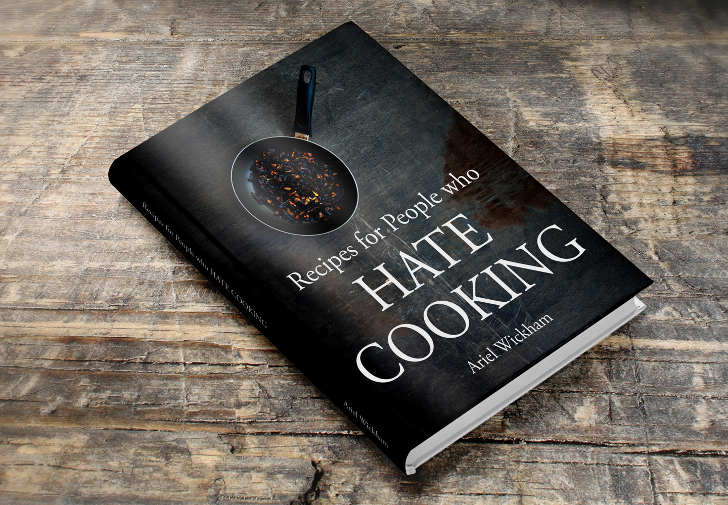 Cookbook interior spread design